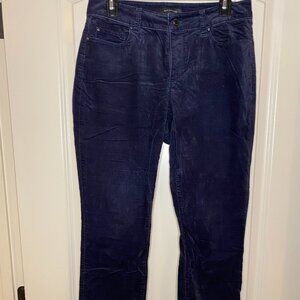 Ann Taylor Navy velvet pants Size 6